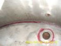 儲氣槽內部色比水洗PT檢測
